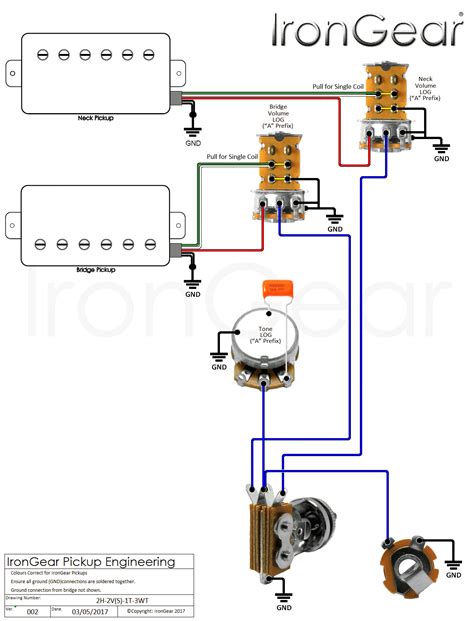 Wiring For Guitar Pickups - Wiring Advice Warman Guitars : Most ...