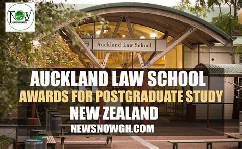 2023–24 Awards for Postgraduate Study at Auckland Law School (New Zealand)