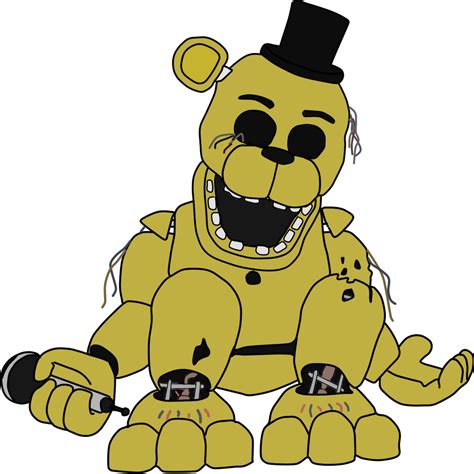 Withered Golden Freddy - Five Nights At Freddy's 2 by J04C0 on DeviantArt