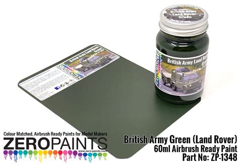 British Army Green (Land Rovers) Paint 60ml | ZP-1348 | Zero Paints