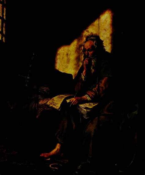 St Paul In Prison 1627 Painting | Rembrandt Oil Paintings