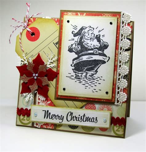 I'm a Little Teapot...: Christmas Card- Tim Holtz Santa