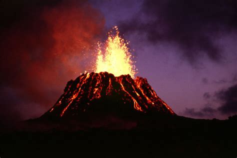 Non Explosive Volcanic Eruption