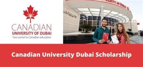 Financial Hardship Scholarships 2023 at Canadian University Dubai UAE ...