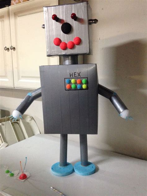 Pin by JeffnSteph Moore on Crafty | Recycled robot, Homemade robot ...