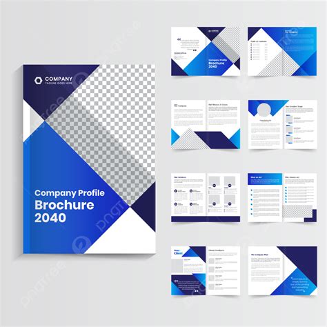 Company Profile Brochure Template 16 Pages Brochure Template Template ...