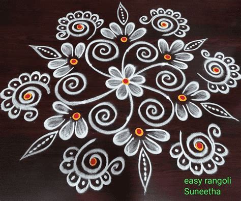 Basic Rangoli Design Images (Basic Rangoli Kolam Ideas) - 2022 | Simple ...