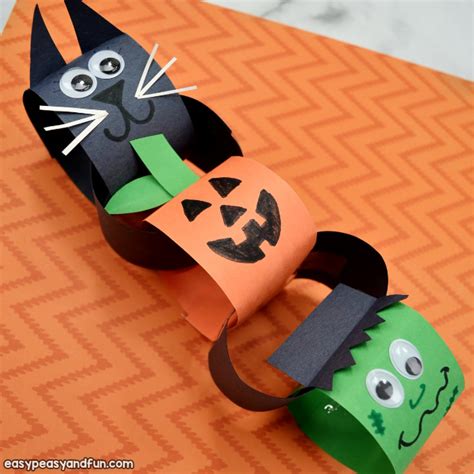 Halloween Paper Chains - Easy Peasy and Fun