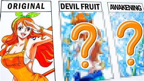 Drawing NAMI Original | Devil fruit | Awakening - [ One Piece ] - YouTube