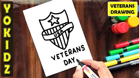 VETERANS DAY DRAWINGS EASY - YouTube