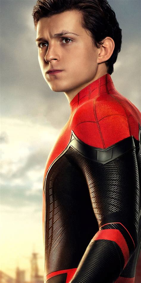 1080x2160 Tom Holland As Peter Parker Spider Man Far From Home Poster ...