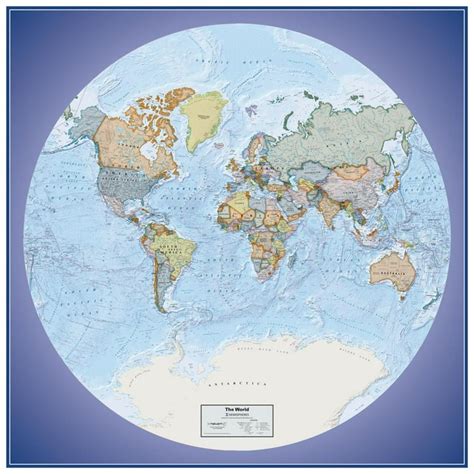 Hemispheres Global View Series World Political Wall Map La | Free Nude ...