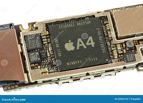 Apple A4 Processor On A Iphone 4G Motherboard Editorial Stock Photo ...