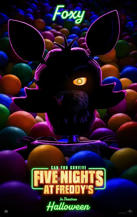 FNaF Movie Foxy the Pirate Fox poster 2 (High Resolution) - Five Nights ...