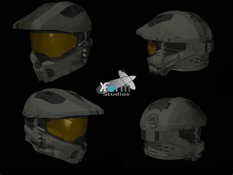 halo 4 master chief all sides helmet - Google Search | Ethan armor ...