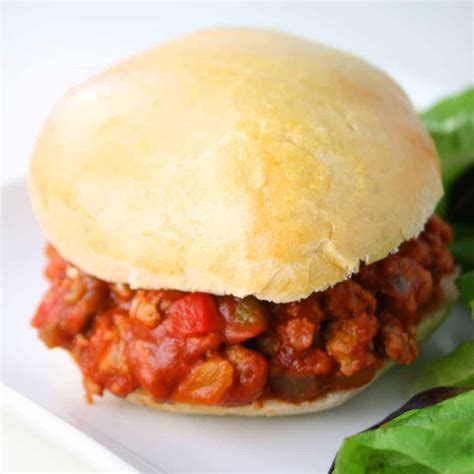 Sloppy Joe's with Homemade Buns - Mom Loves Baking