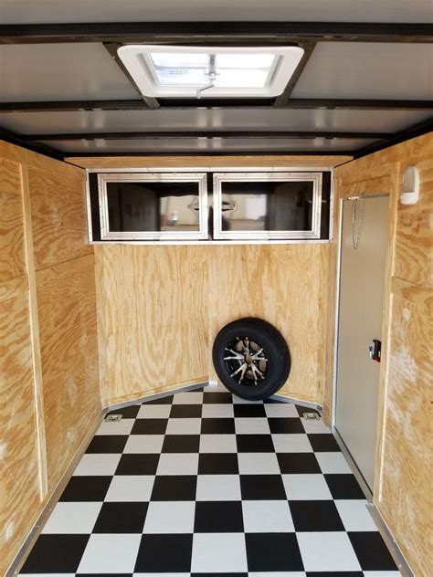 Custom Design 6x12 Tandem Enclosed Trailer. - USA Cargo Trailer