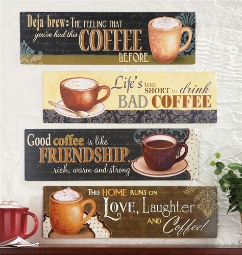 Home Décor Plaques & Signs for sale | eBay | Coffee wall art, Kitchen ...