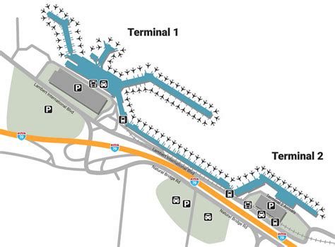 St Louis Airport Terminal Map - Maping Resources