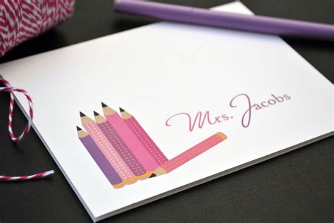 Teacher's Personalized Stationery / Personalized