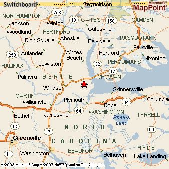 Merry Hill, North Carolina Area Map & More