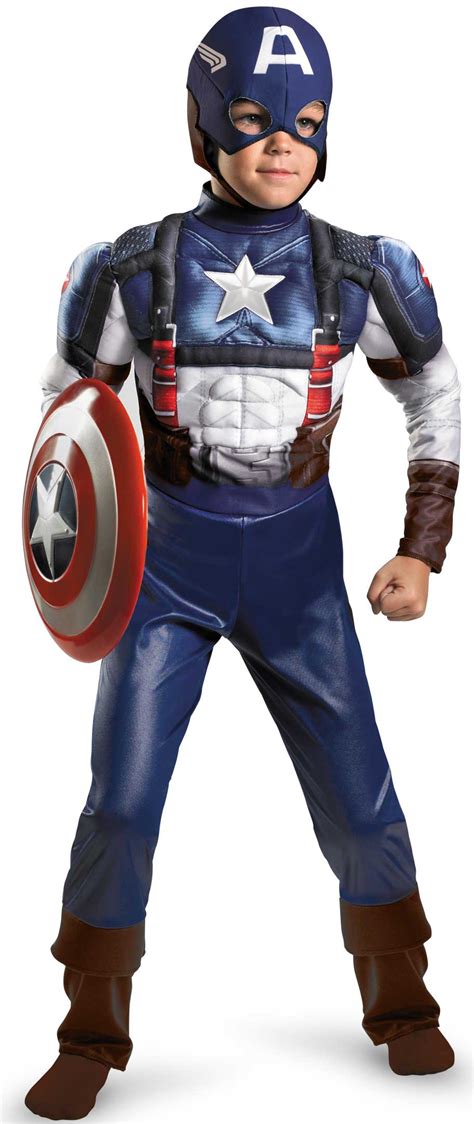 Captain America Superhero Kids Costume - Mr. Costumes