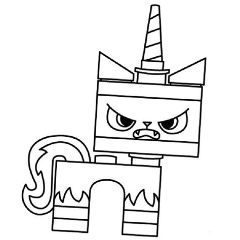 Unikitty 3 Coloring Page - Free Printable Coloring Pages for Kids