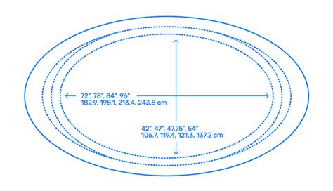 Saarinen Dining Table - Oval Dimensions & Drawings | Dimensions.com