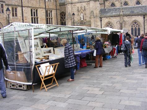 Durham Market Stalls © Gordon Griffiths :: Geograph Britain and Ireland