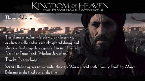 Kingdom of Heaven Soundtrack Themes - Saladin - YouTube