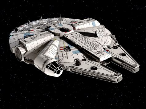 Star Wars Millennium Falcon - 3D Model by SQUIR