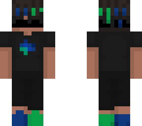 FlameFrags skin but recolored | Minecraft Skin