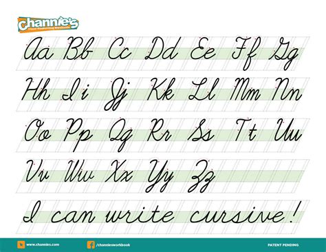 Cursive Alphabet Copy And Paste | Download Printable Cursive Alphabet Free!