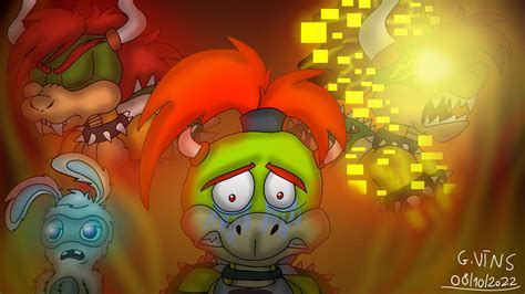 Bowser JR Sad For The Bowser MegaBug (Mario Art) by mondewebcom on ...