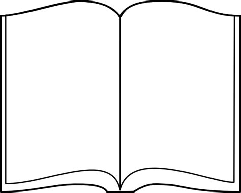 Hardcover Book Outline Clip art - Pictures Of Open Books png download ...