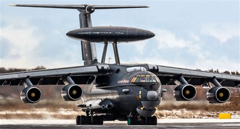 Russian Air Force A-50 "Mainstay" AWACS.[2048x1105] : r/MilitaryPorn