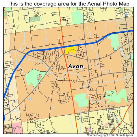 Aerial Photography Map of Avon, OH Ohio