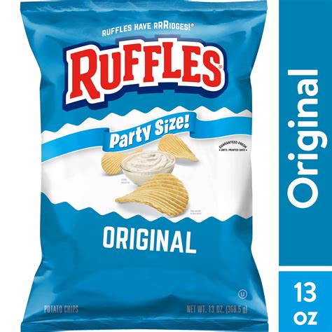 Ruffles Original Potato Chips, Party Size, Oz Bag | ubicaciondepersonas ...