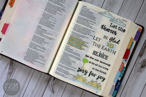 SRM Stickers: Heaven & Earth Bible Journaling by Samantha