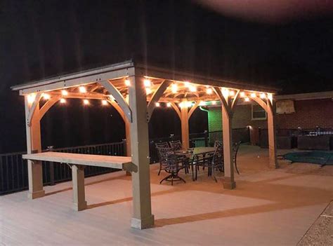 Gazebo Bar, Diy Gazebo, Gazebo Roof, Backyard Gazebo, Backyard Patio ...