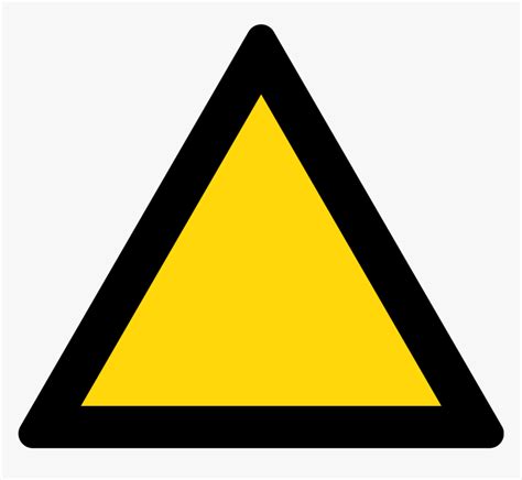 Triangle Warning Sign - Yellow Triangle Warning Sign, HD Png Download ...