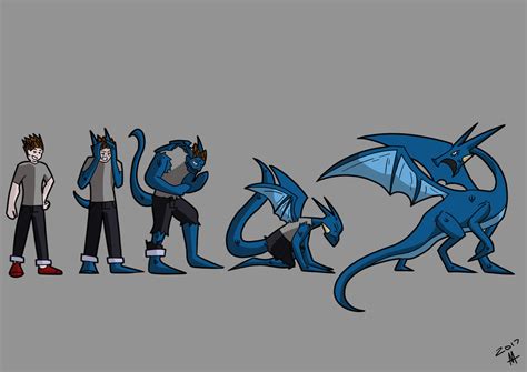 Dragon Transformation by MakusuA on DeviantArt