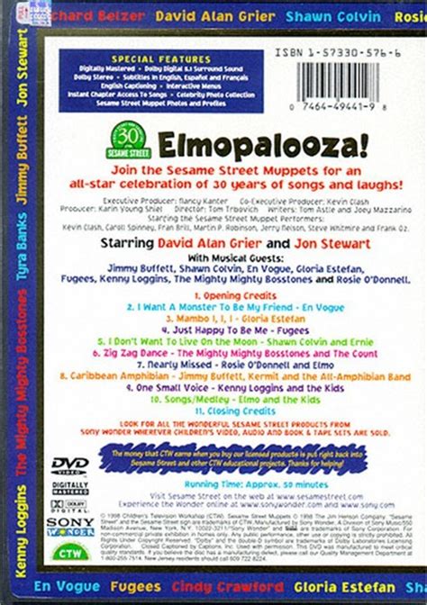 Sesame Street: Elmopalooza (DVD 1998) | DVD Empire