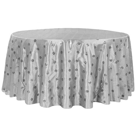 Silver Sequin Tablecloths– CV Linens