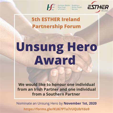 UNSUNG HERO AWARD – 2020 | Esther Ireland