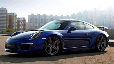 wallpaper porsche 911, carrera, blue, side view HD : Widescreen : High ...