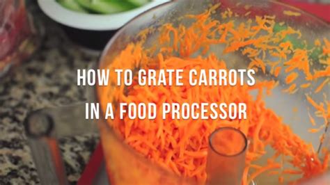 How to Shred Carrots in Food Processor - Kitchen Matts