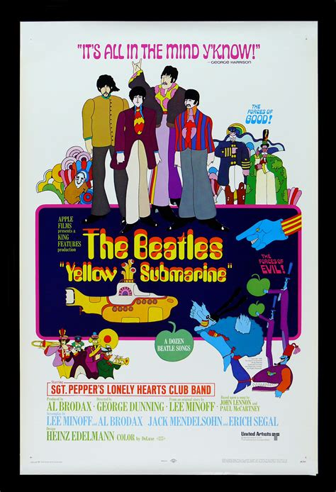 Yellow Submarine Beatles Movie Posters Young Frankenstein Film Posters ...