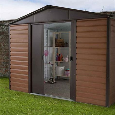 ShedsWarehouse.com | Yardmaster | Yardmaster 9' 4" x 7' 5" Woodgrain ...