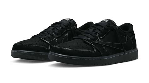 Travis Scott x Air Jordan 1 Low 'Black/Phantom' Release Date DM7866-001 ...